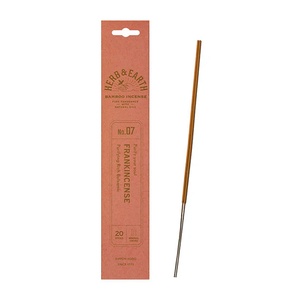 Nippon Kodo Herb&Earth Bamboo Incense 20 Pieces - Image 5