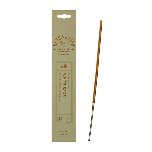 Nippon Kodo Herb&Earth Bamboo Incense 20 Pieces - Image 6